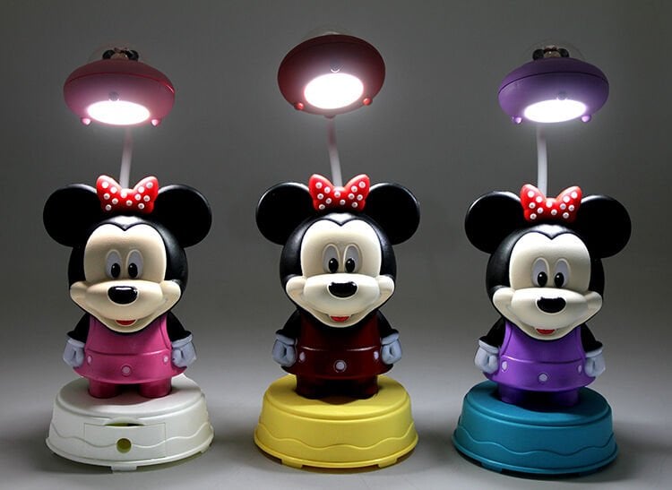 Mickey Mouse Masa Üstü Lamba USB Şarjlı Model 1 Şık Tasarımlı Fonksiyonel Ürün
