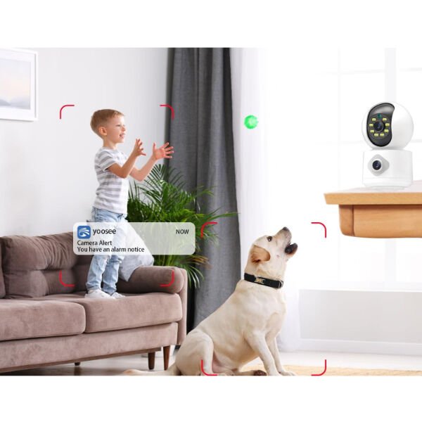 Çift Lensli İç Mekan Wi-Fi Kamera Şık Tasarımlı Fonksiyonel Ürün