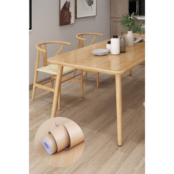 Ahşap Görünümlü Kendinden Yapışkanlı Kaplama Folyosu 5 Metre Şık Tasarımlı Fonksiyonel Ürün