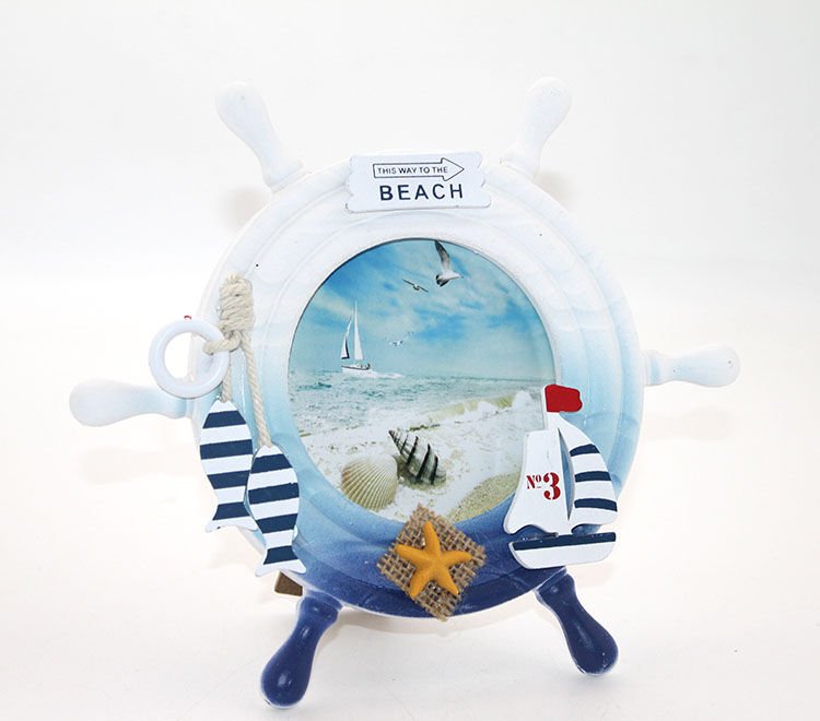 Ahşap Marin Dümenli Çerçeve Model 1 Şık Tasarımlı Fonksiyonel Ürün