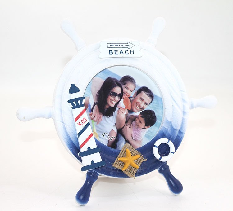 Ahşap Marin Dümenli Çerçeve Model 2 Şık Tasarımlı Fonksiyonel Ürün