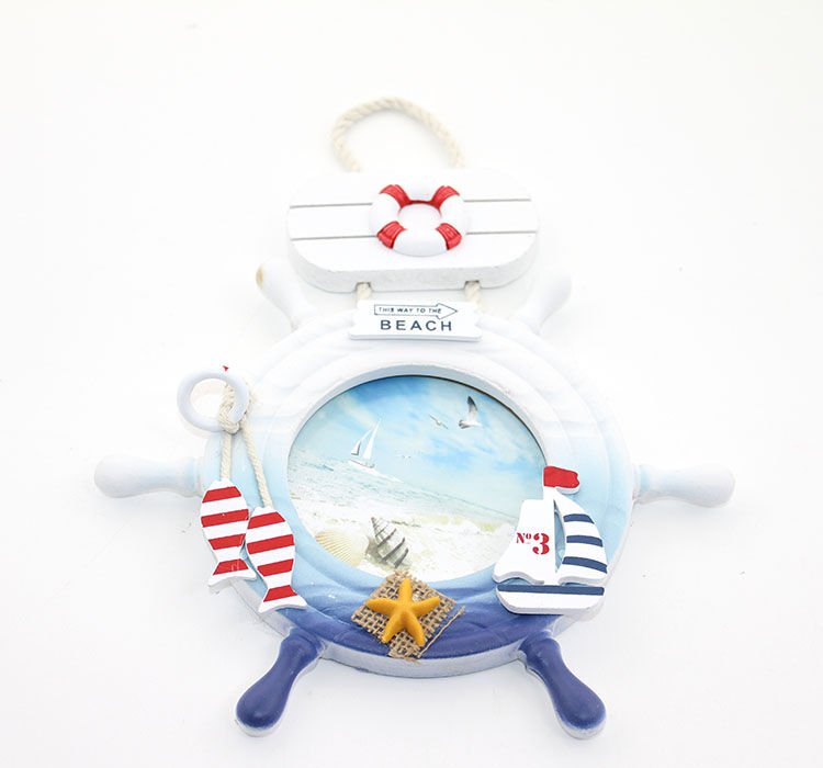 Ahşap Marin Dümenli Çerçeve Model 3 Şık Tasarımlı Fonksiyonel Ürün