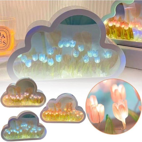 El Yapımı Büyük Boy Bulut Gece Lambası Şık Tasarımlı Fonksiyonel Ürün