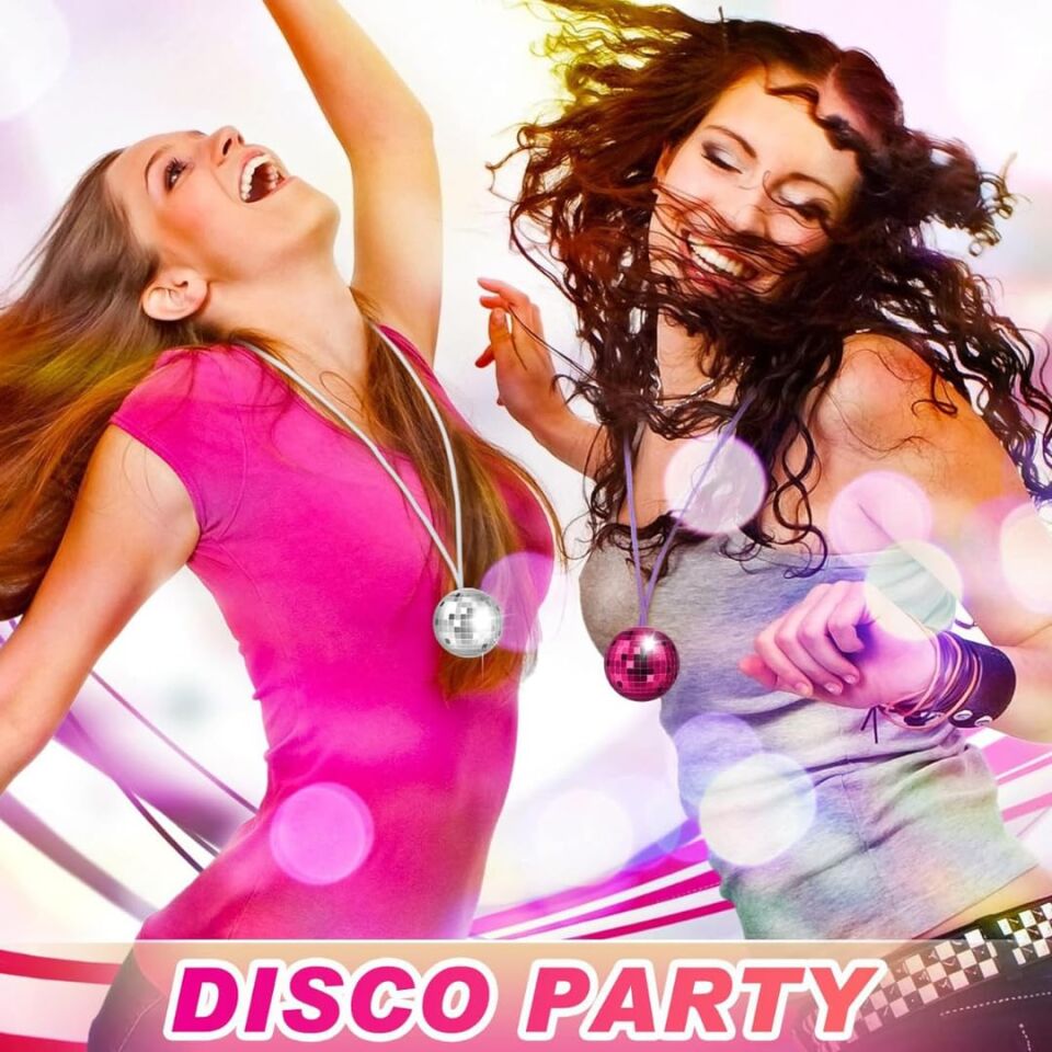 Disko Topu Kolye Seti 6 Adet Şık Tasarımlı Fonksiyonel Ürün