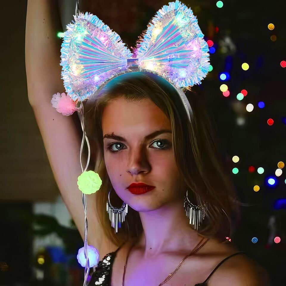 Fiyonk Gece Tacı Fiber Işıklı Ledli Şık Tasarımlı Fonksiyonel Ürün