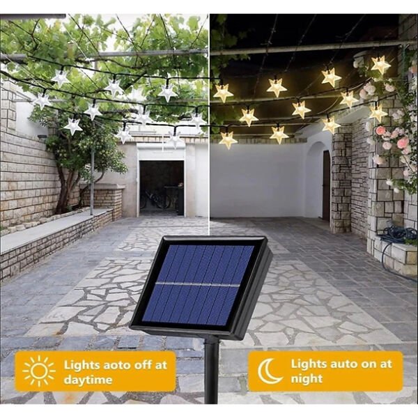 Solar 8 Fonksiyonlu 7 Metre 30 Yıldız LED Şık Tasarımlı Fonksiyonel Ürün