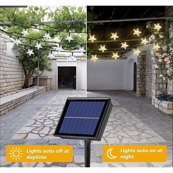 Solar 8 Fonksiyonlu 7 Metre 30 Yıldız LED Şık Tasarımlı Fonksiyonel Ürün