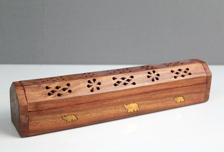 Ahşap Maun Tabut Tütsülük Model 1 Şık Tasarımlı Fonksiyonel Ürün