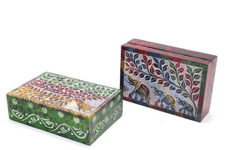 Obsidian Taşı Kutu Model 1 Şık Tasarımlı Fonksiyonel Ürün