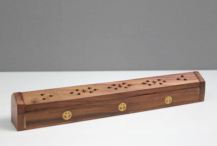 Ahşap Maun Tabut Tütsülük Model 2 Şık Tasarımlı Fonksiyonel Ürün