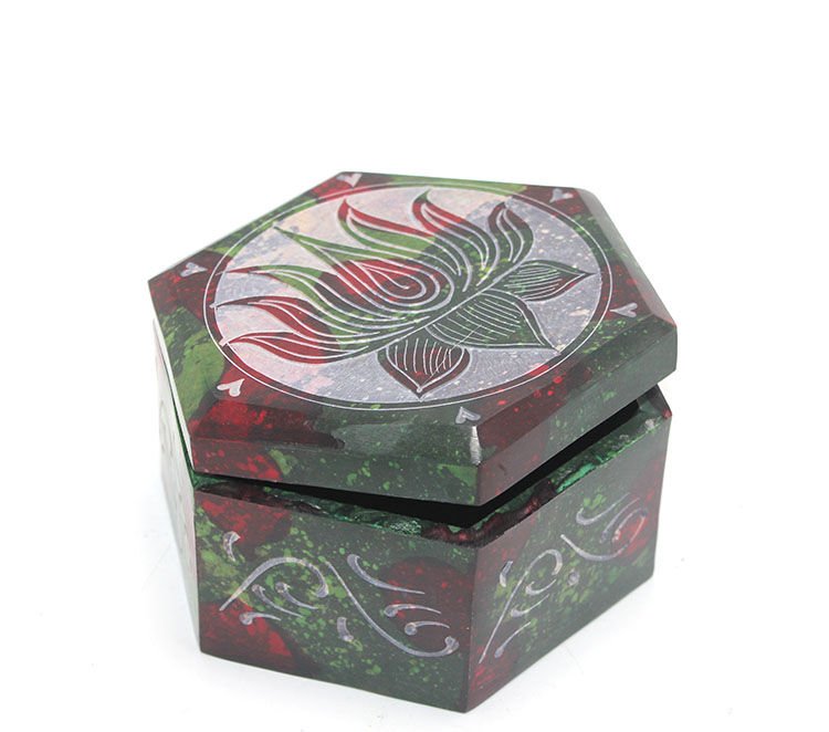 Obsidian Taşı Kutu Model 4 Şık Tasarımlı Fonksiyonel Ürün