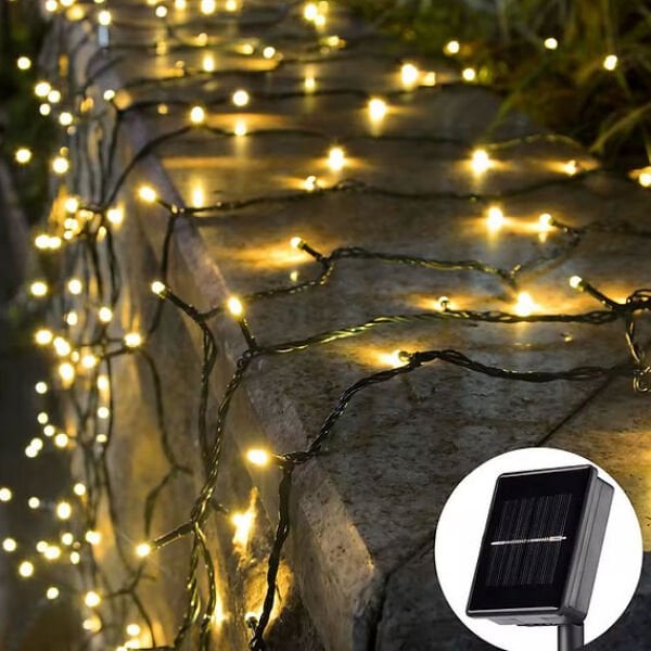 Solar Siyah Kablo Bahçe Aydınlatması Şık Tasarımlı Fonksiyonel Ürün