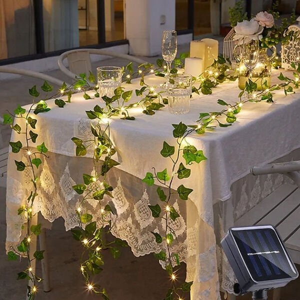 Güneş Enerjili Sarmaşık Led Dekor 5 Metre Şık Tasarımlı Fonksiyonel Ürün