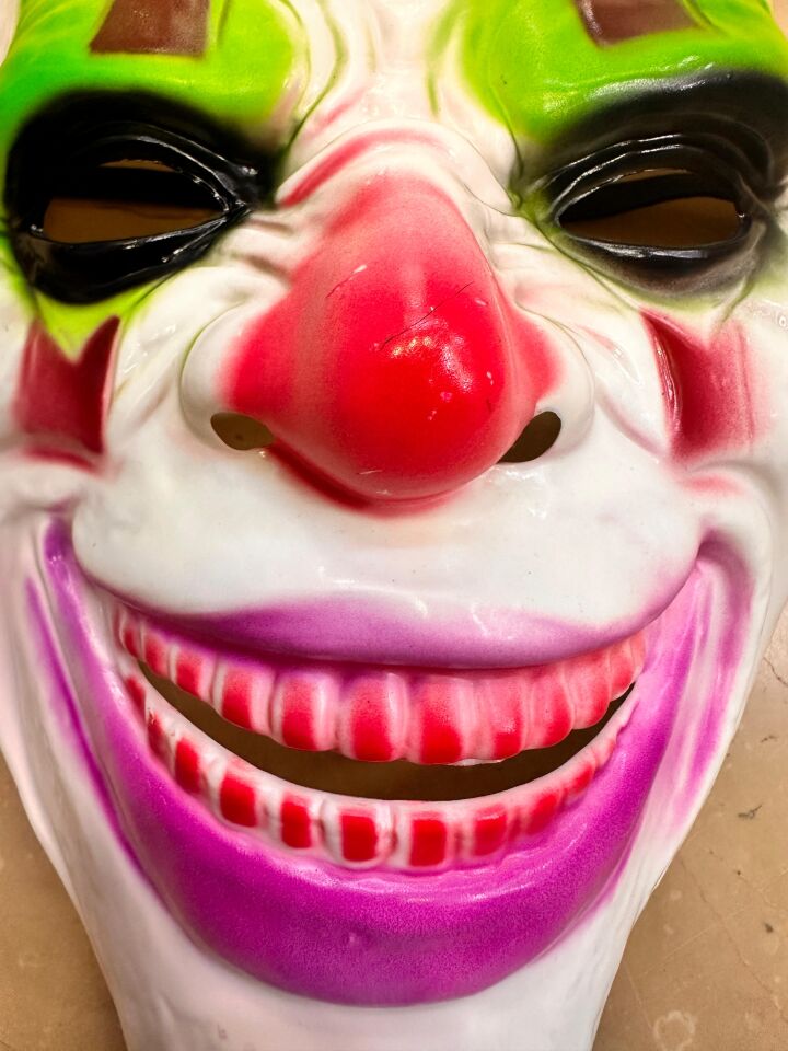 Psikopat Palyaço Temalı Joker Maskesi Şık Tasarımlı Fonksiyonel Ürün