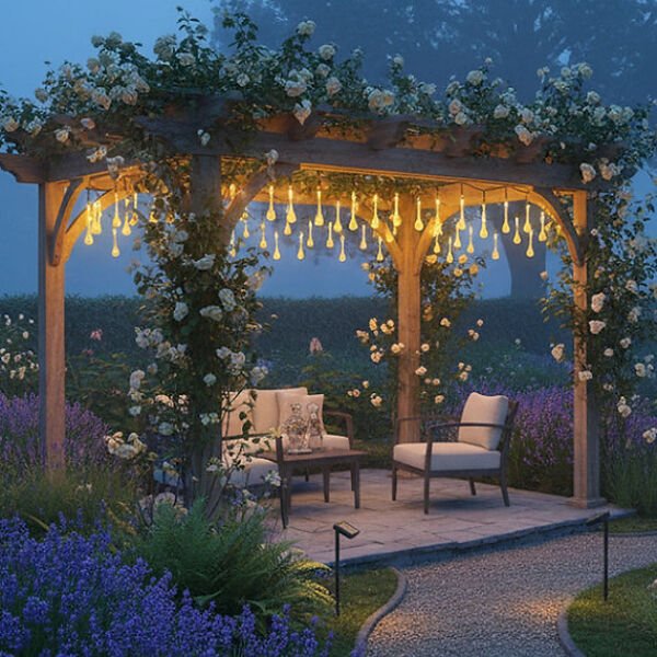 Damla Tasarımlı Solar Dış Mekan Aydınlatma Şık Tasarımlı Fonksiyonel Ürün