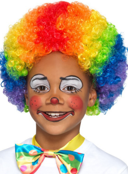 Rengarenk Kıvırcık Afro Peruk Bonus Saç Şık Tasarımlı Fonksiyonel Ürün