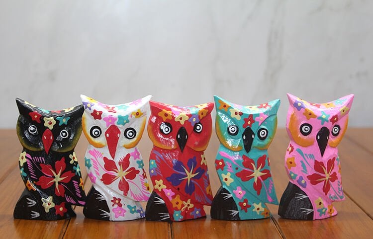 Ahşap 5'li Baykuş Seti Model 1 Şık Tasarımlı Fonksiyonel Ürün