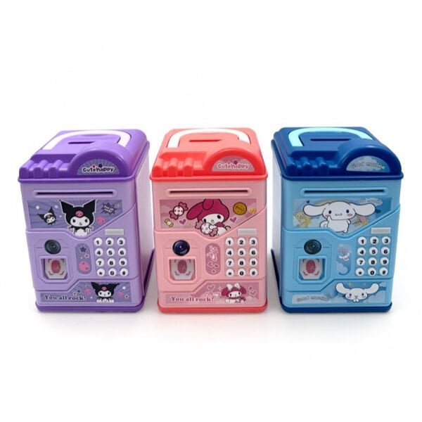 Kuromi ve Arkadaşları Şifreli ATM Kumbara Şık Tasarımlı Fonksiyonel Ürün