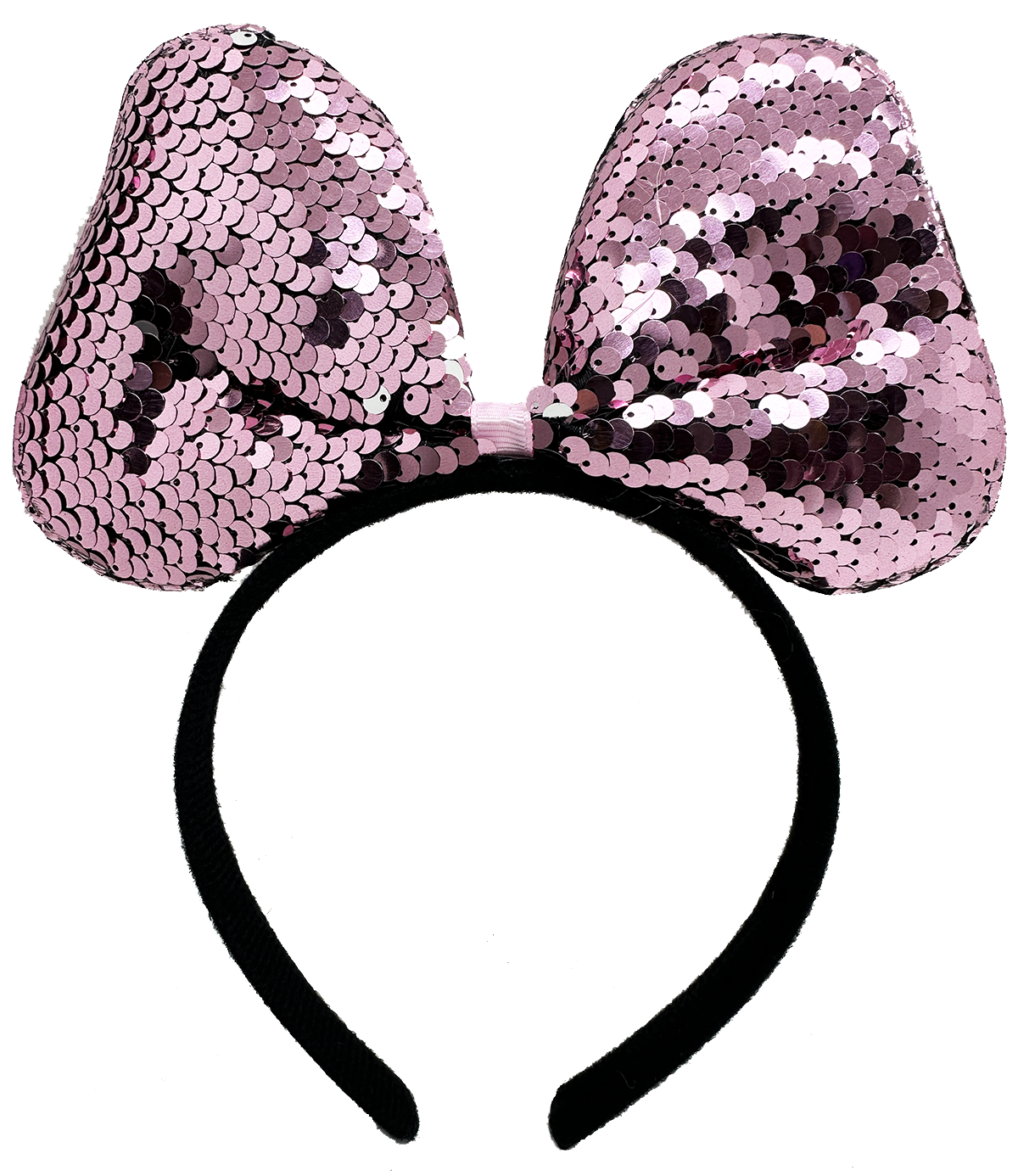 Renk Değiştiren Pullu Fiyonk Parti Tacı Pembe Gümüş Şık Tasarımlı Fonksiyonel Ürün