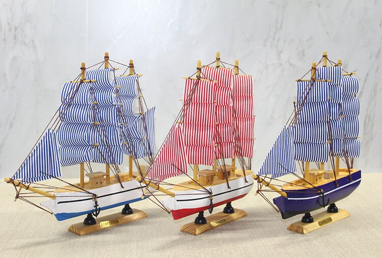 Ahşap Gemi Model 3 Şık Tasarımlı Fonksiyonel Ürün