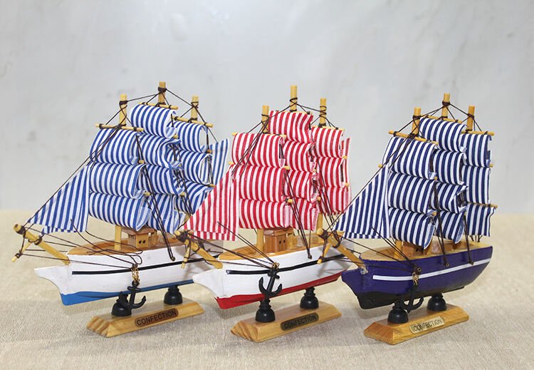 Ahşap Gemi Model 6 Şık Tasarımlı Fonksiyonel Ürün
