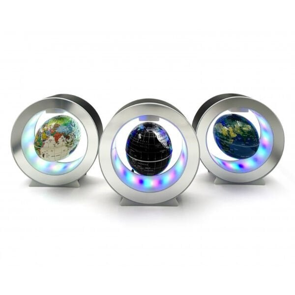 Manyetik Küçük Boy Yuvarlak Ledli Dünya Küre Şık Tasarımlı Fonksiyonel Ürün