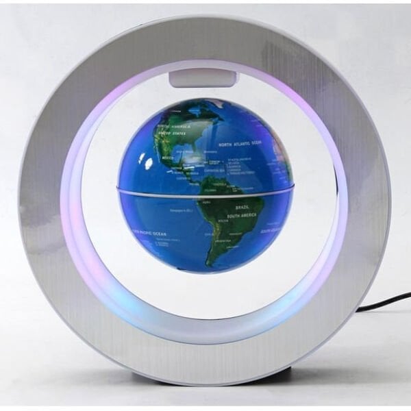 Manyetik Küçük Boy Yuvarlak Ledli Dünya Küre Şık Tasarımlı Fonksiyonel Ürün