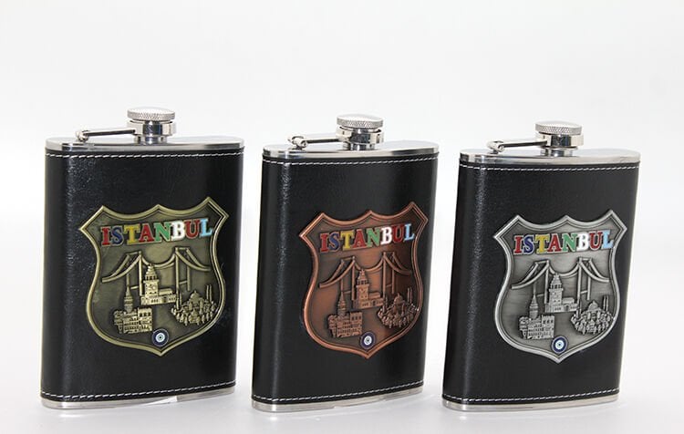 Paslanmaz Çelik İstanbul Yöresel Matara Model 1 Şık Tasarımlı Fonksiyonel Ürün