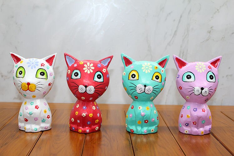 Ahşap Tekli Kedi Şık Tasarımlı Fonksiyonel Ürün