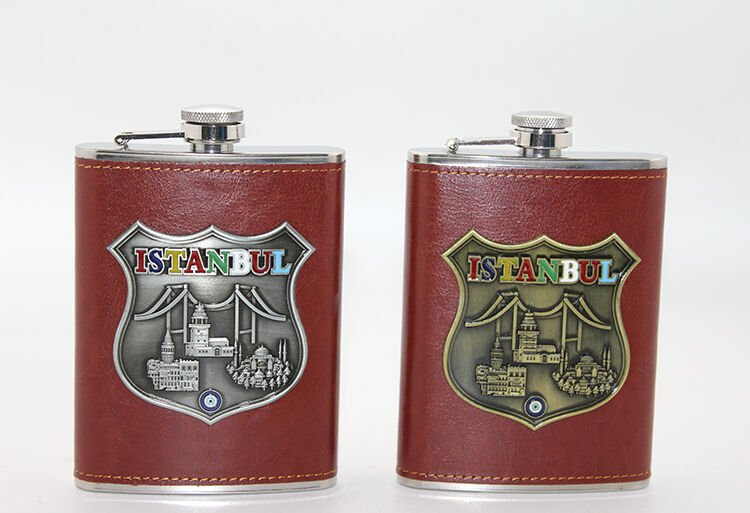 Paslanmaz Çelik İstanbul Yöresel Matara Model 2 Şık Tasarımlı Fonksiyonel Ürün