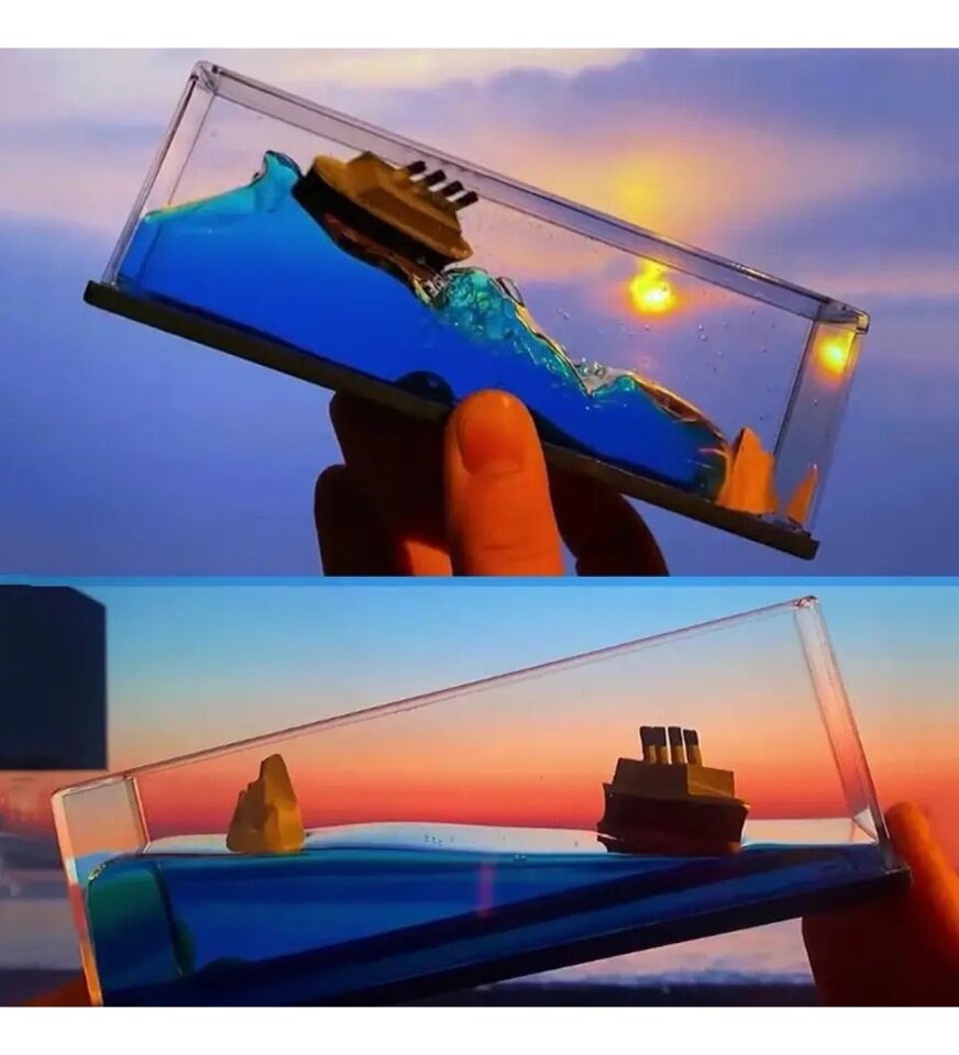 Batmayan Gemi Akvaryum Şık Tasarımlı Fonksiyonel Ürün