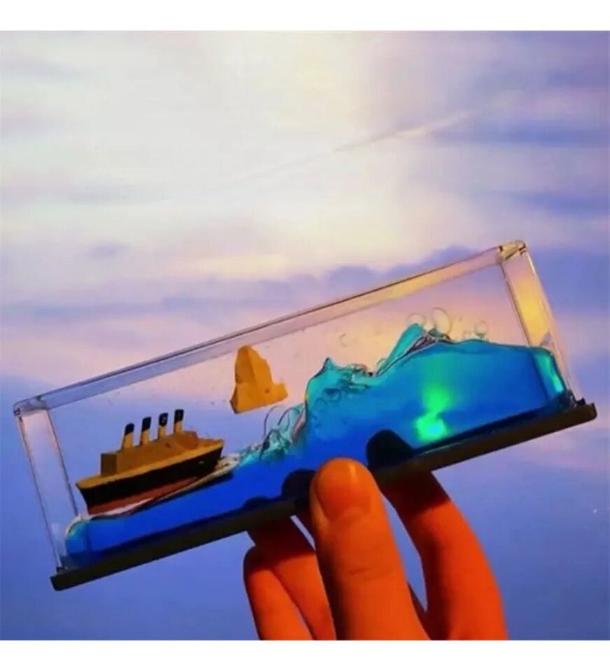 Batmayan Gemi Akvaryum Şık Tasarımlı Fonksiyonel Ürün