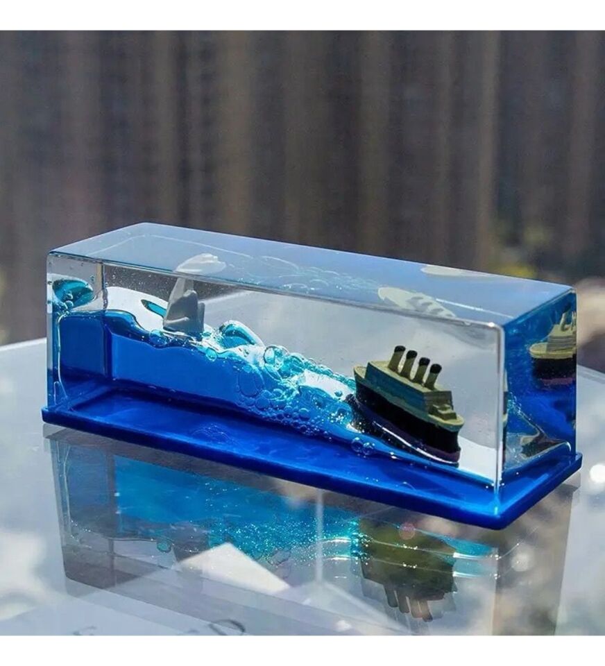 Batmayan Gemi Akvaryum Şık Tasarımlı Fonksiyonel Ürün