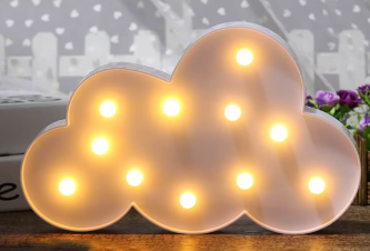 Bulut Şeklinde LED Gece Lambası Şık Tasarımlı Fonksiyonel Ürün