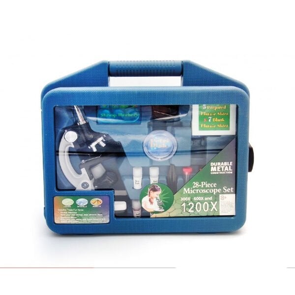 28 Parça Mikroskop Seti Şık Tasarımlı Fonksiyonel Ürün