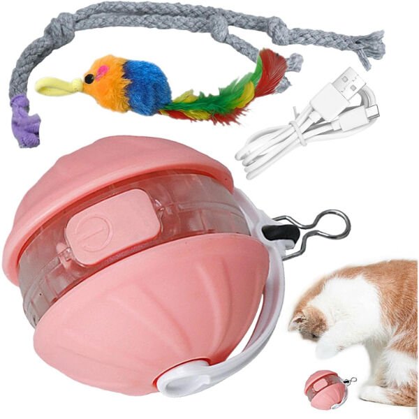 Şarjlı Hareketli Kedi Topu Oyuncak Şık Tasarımlı Fonksiyonel Ürün