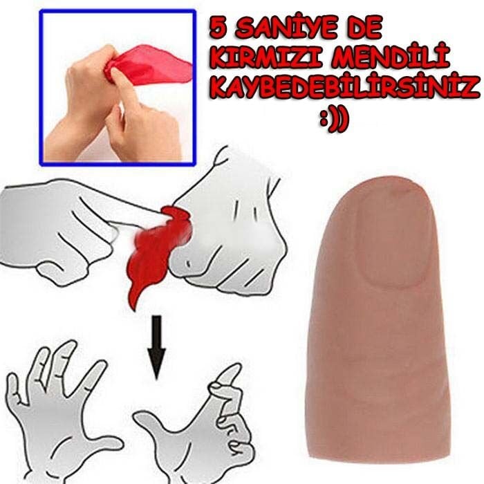 Sihirli Parmak Mendil Kaybetme Oyunu Şık Tasarımlı Fonksiyonel Ürün