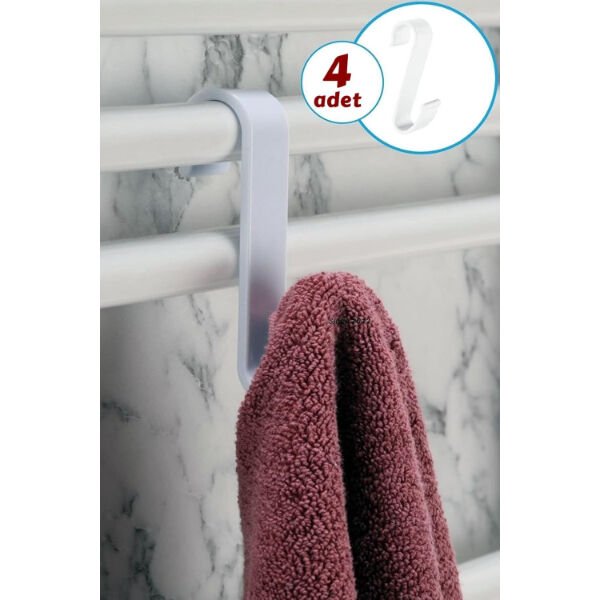 Kanca Askı Aparatı Seti 4'lü Şık Tasarımlı Fonksiyonel Ürün