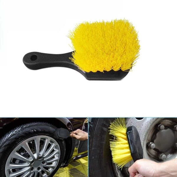 Sarı Jant Temizleme Fırçası Şık Tasarımlı Fonksiyonel Ürün