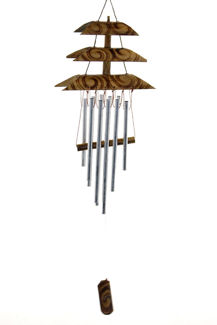 Bambu Metal Çanlı Rüzgar Çanı Şık Tasarımlı Fonksiyonel Ürün