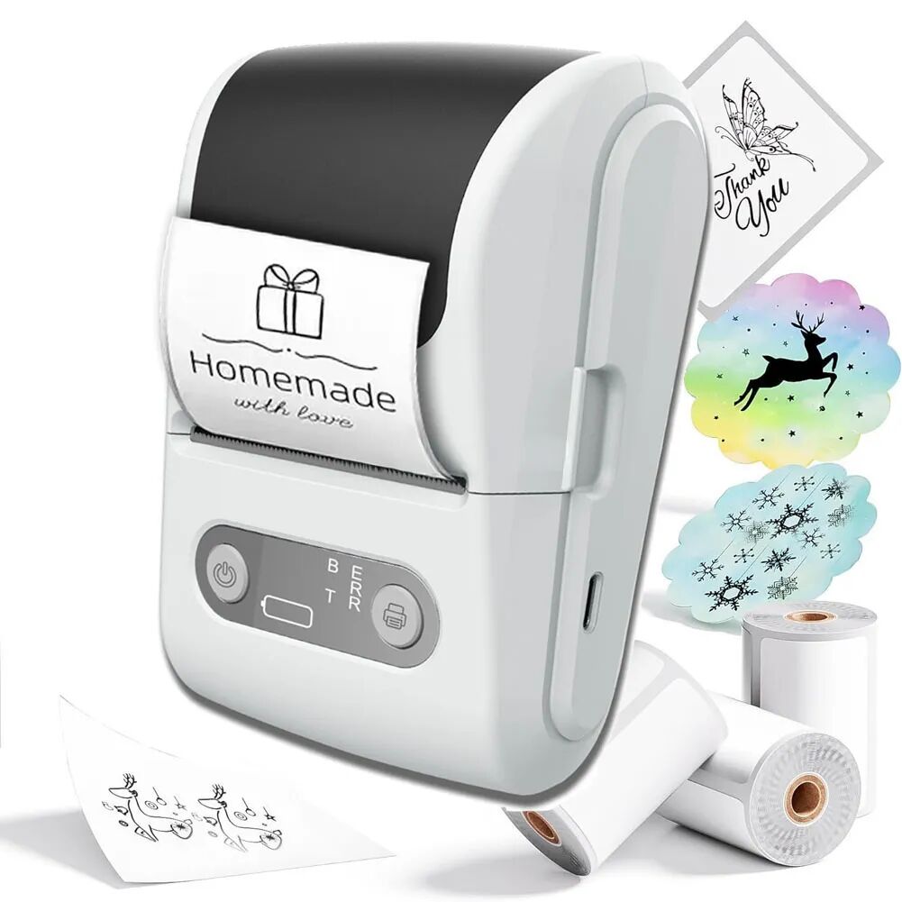 Kablosuz Portatif Etiket Yazıcısı Pratik Fonksiyonel Ürün