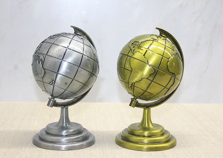 Metal Dünya Küre Model 1 Şık Tasarımlı Fonksiyonel Ürün