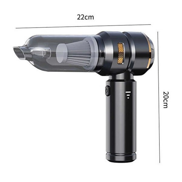 8 IN 1 Turbo Araç Süpürgesi Şık Tasarımlı Fonksiyonel Ürün