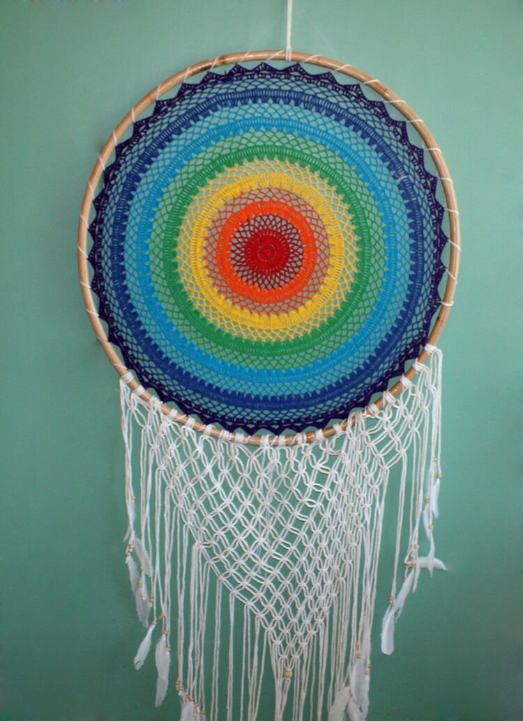 Battal Boy Rüya Kapanı Dream Catcher Şık Tasarımlı Fonksiyonel Ürün