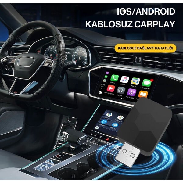 Android Car Play Adaptör Şık Tasarımlı Fonksiyonel Ürün