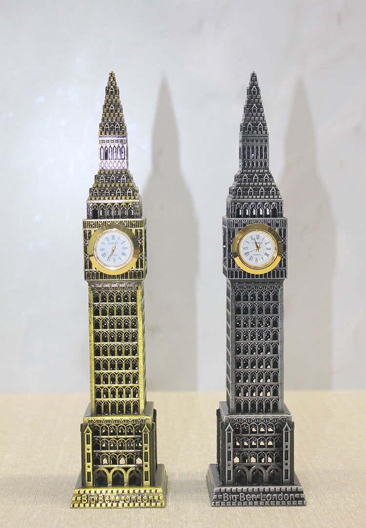 Metal Saat Kulesi Şık Tasarımlı Fonksiyonel Ürün