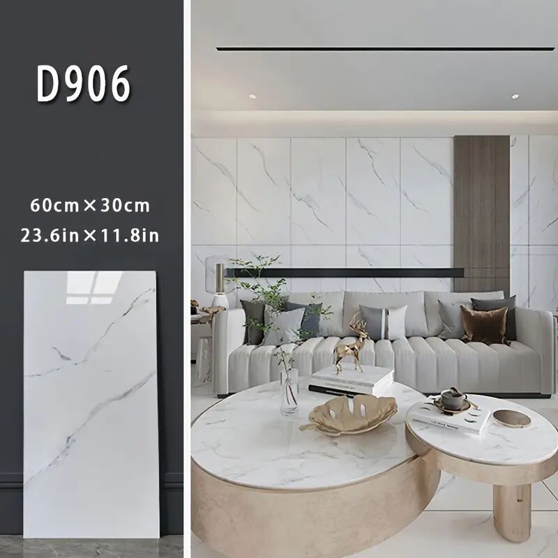 Beyaz Mermer Desenli Alüminyum Plastik Duvar Stickerı Şık Tasarımlı Fonksiyonel Ürün