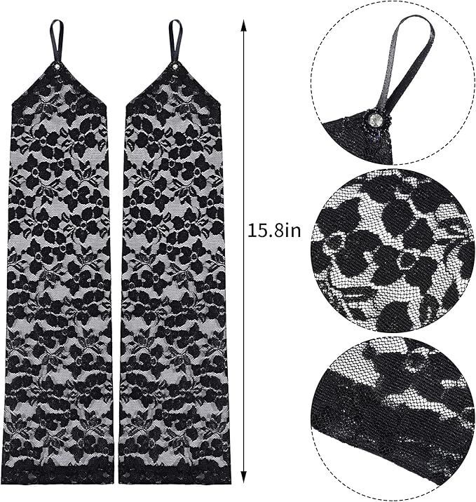 Parmak Askılı Zarif Dantel Eldiven Şık Tasarımlı Fonksiyonel Ürün