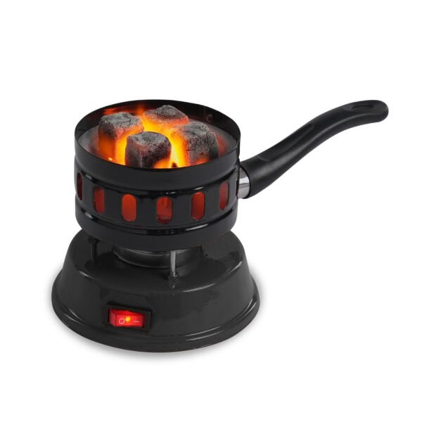 Yuvarlak Galvaniz Elektrikli Nargile Köz Ocağı Şık Tasarımlı Fonksiyonel Ürün