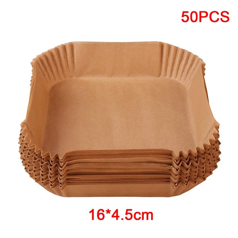 Büyük Boy Air Fryer Fritöz Pişirme Kağıdı 50 Adet Şık Tasarımlı Fonksiyonel Ürün